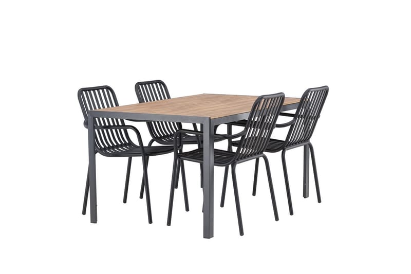 Break Matbord Utomhus 150 cm med 4 Peking Karmstol - Utemöbler - Utegrupp - Matgrupp utomhus