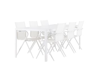 Break Matgrupp Utomhus cm Rektangulär med 6 Alina Utestolar - Utemöbler - Utegrupp - Matgrupp utomhus
