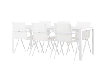 Break Matgrupp Utomhus cm Rektangulär med 6 Alina Utestolar - Utemöbler - Utegrupp - Matgrupp utomhus