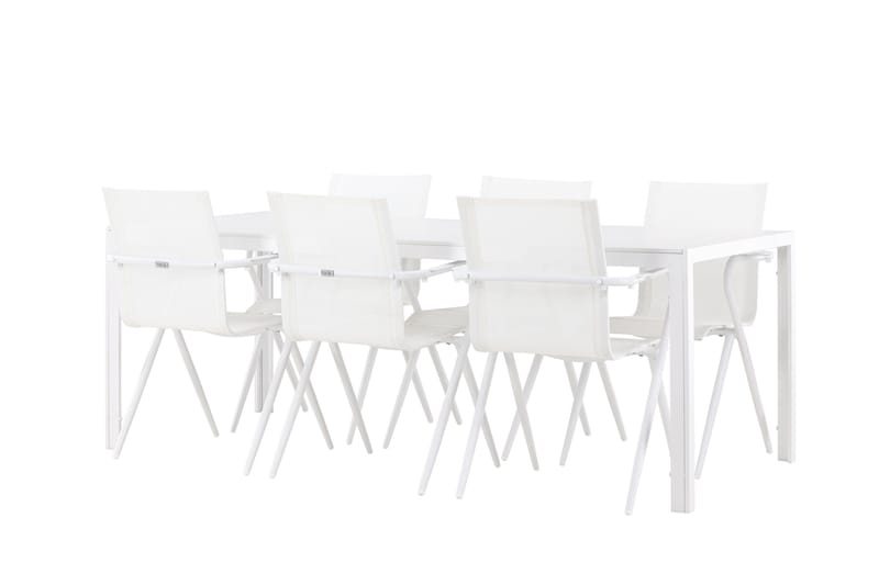 Break Matgrupp Utomhus cm Rektangulär med 6 Alina Utestolar - Utemöbler - Utegrupp - Matgrupp utomhus