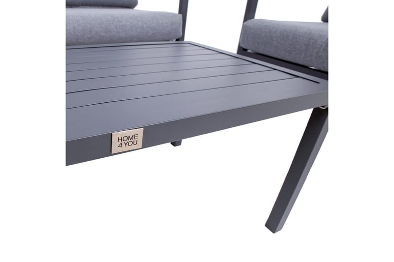 Adrio Trädgårdset Mörkgrå - Utemöbler - Utegrupp - Cafeset