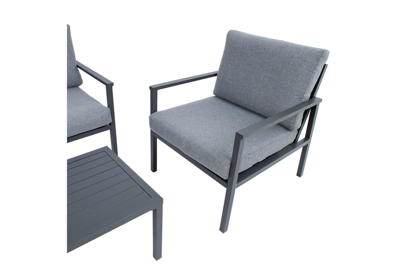 Adrio Trädgårdset Mörkgrå - Utemöbler - Utegrupp - Cafeset