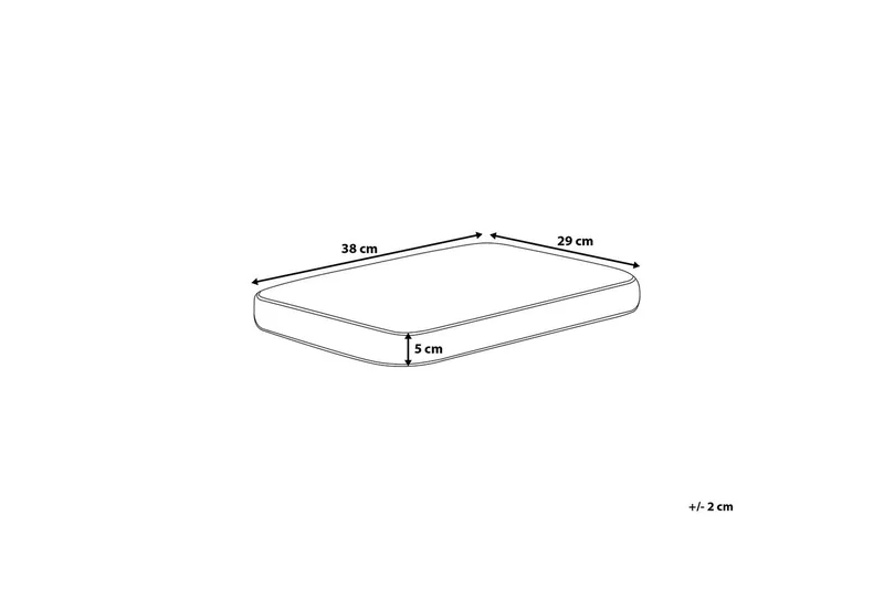 Balkongset av Utebord och 2 Utestolar brun/mintgrön FIJI - Vit - Utemöbler - Utegrupp - Cafeset