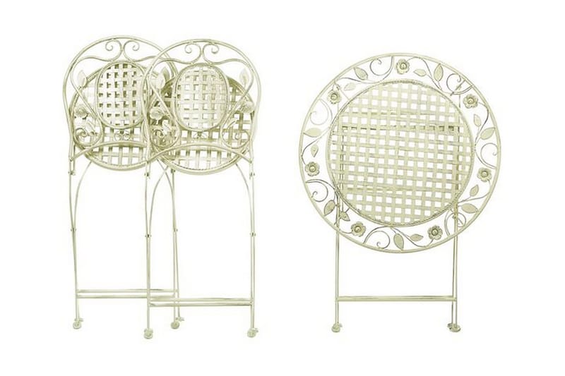 Balkongset av Utebord och 2 Utestolar ljusgrön BIVIO - Grön - Utemöbler - Utegrupp - Cafeset