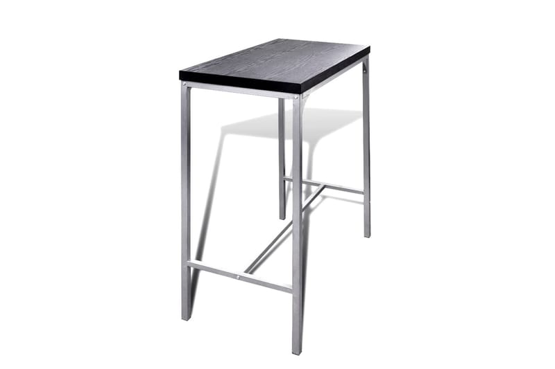 Barbord Utomhus med 2 Barstolar - Svart - Utemöbler - Utegrupp - Cafeset