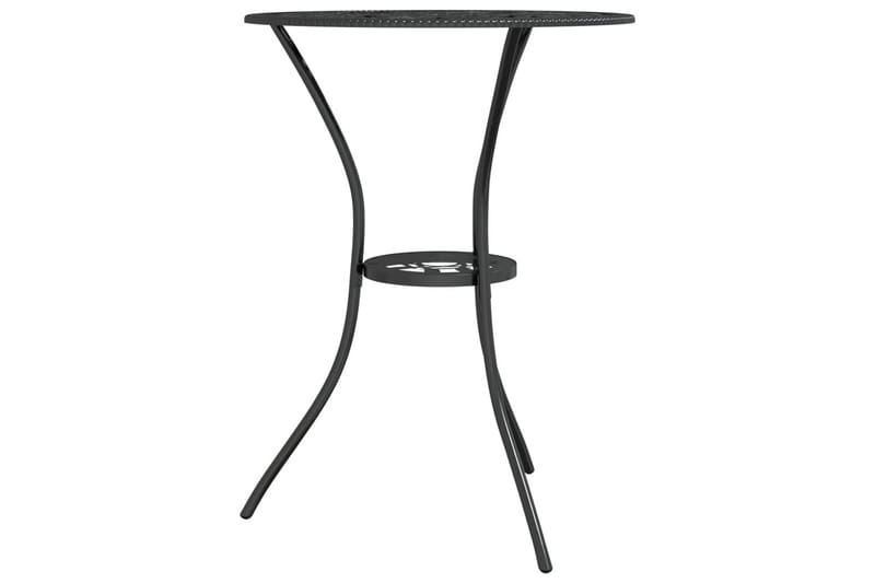 Caféset 3 delar gjuten aluminium svart - Svart - Utemöbler - Utegrupp - Cafeset