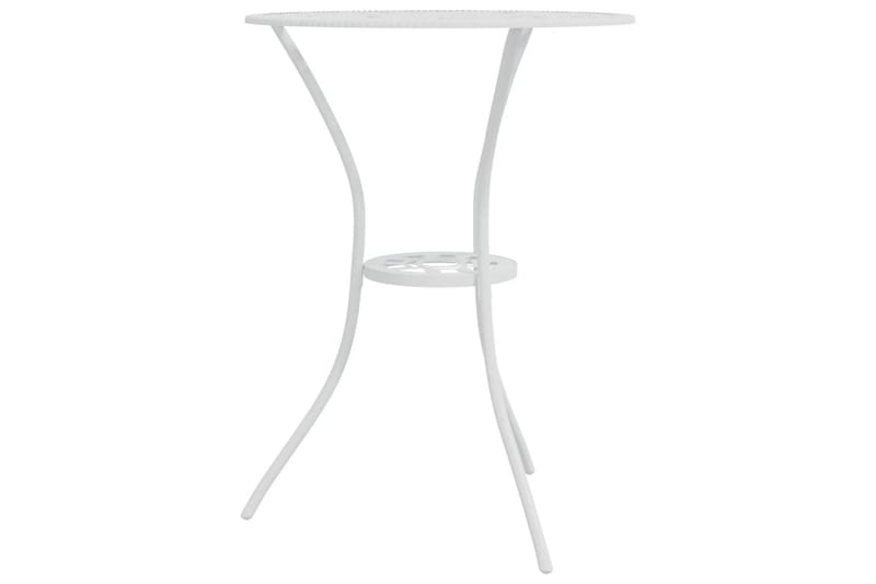 Caféset 3 delar gjuten aluminium vit - Vit - Utemöbler - Utegrupp - Cafeset