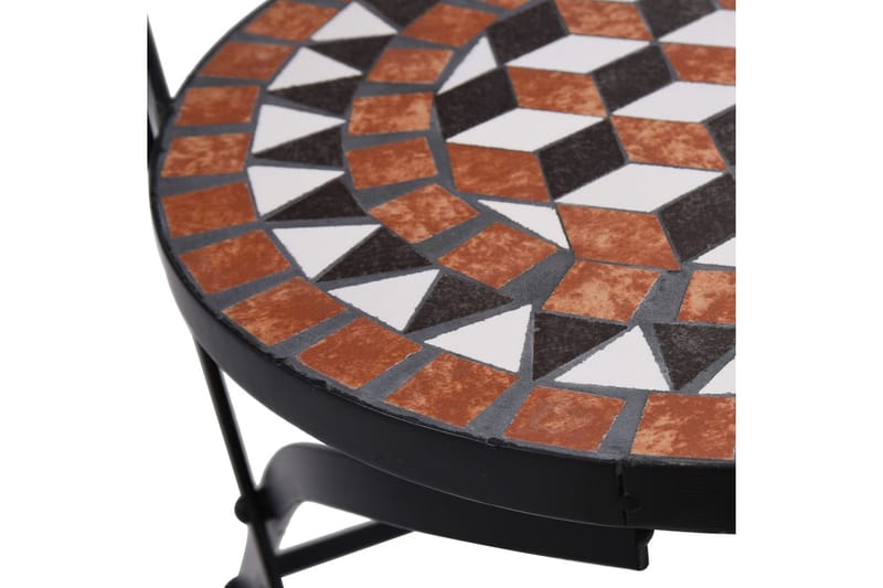 Caféset Mosaikbord keramik terrakotta - Brun - Balkonggrupp & balkongset - Cafeset