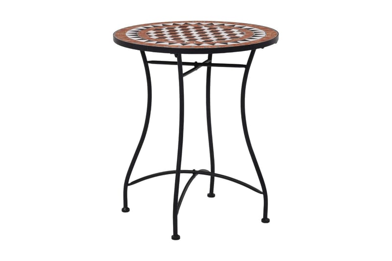 Caféset Mosaikbord keramik terrakotta - Brun - Utemöbler - Utegrupp - Cafeset