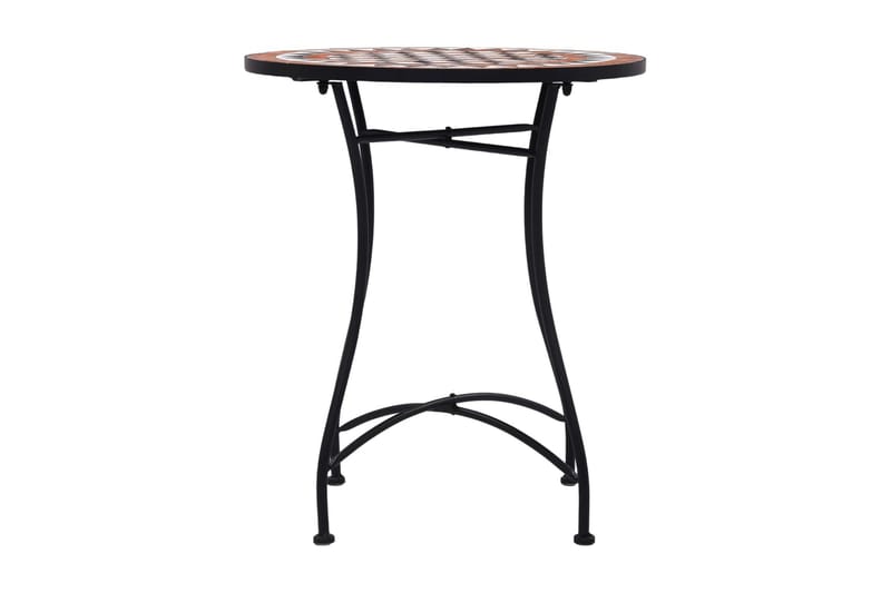Caféset Mosaikbord keramik terrakotta - Brun - Utemöbler - Utegrupp - Cafeset