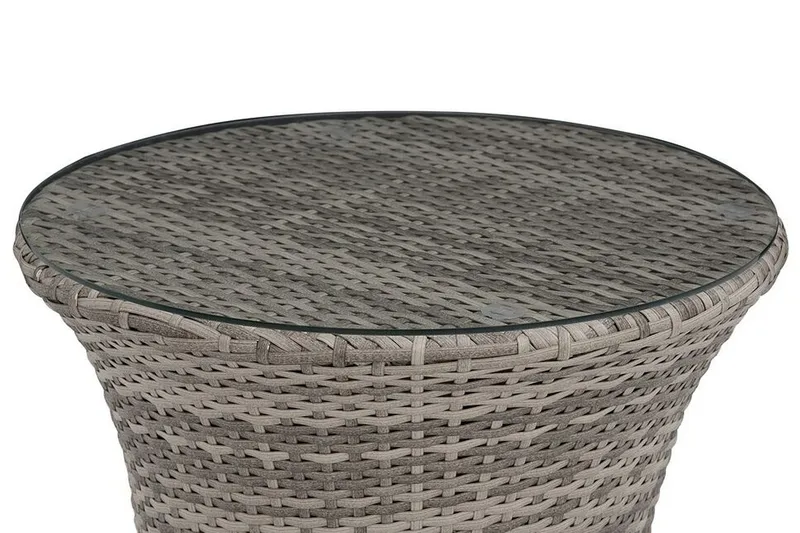 Capri Balkongmöbelset 54 cm - Grå - Utemöbler - Utegrupp - Cafeset