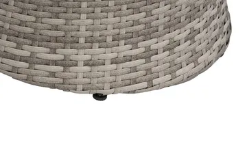 Capri Balkongmöbelset 54 cm - Grå - Utemöbler - Utegrupp - Cafeset