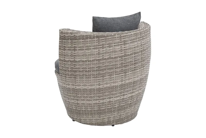 Capri Balkongmöbelset 54 cm - Grå - Utemöbler - Utegrupp - Cafeset