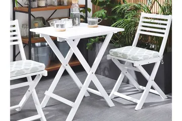 Cordido Caféset - Vit - Utemöbler - Utegrupp - Cafeset