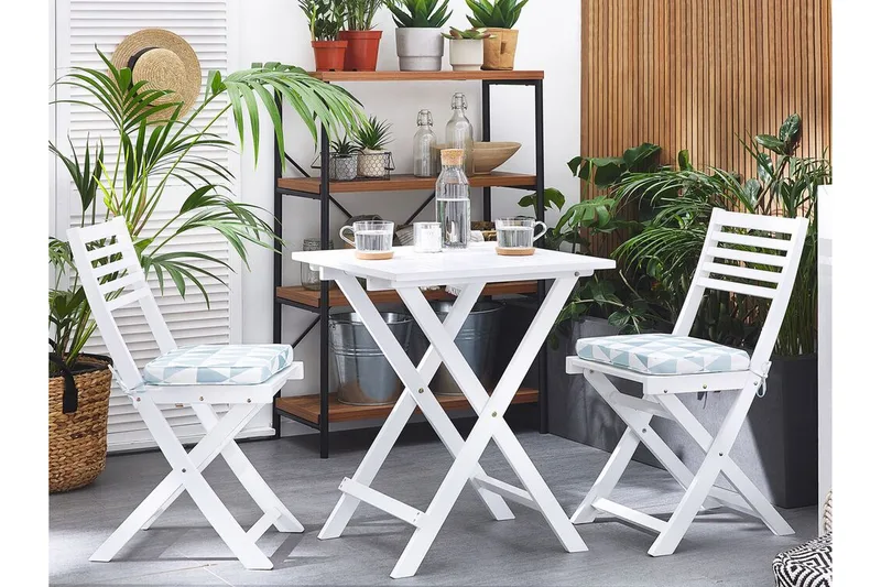 Cordido Caféset - Vit - Utemöbler - Utegrupp - Cafeset