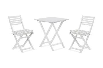 Cordido Caféset - Vit - Utemöbler - Utegrupp - Cafeset
