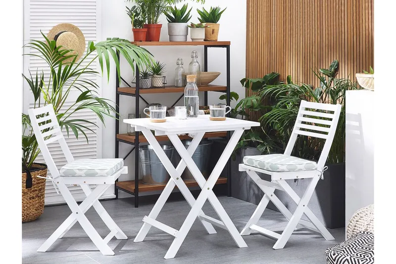 Cordido Caféset - Vit - Utemöbler - Utegrupp - Cafeset