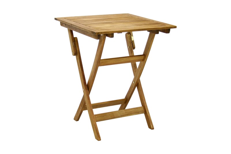 Finlay Balkongset 60x60 cm + 2 Karmstolar Utomhus - Akacia - Utemöbler - Utegrupp - Cafeset