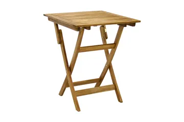 Finlay Balkongset 60x60 cm + 2 Karmstolar Utomhus - Akacia - Utemöbler - Utegrupp - Cafeset