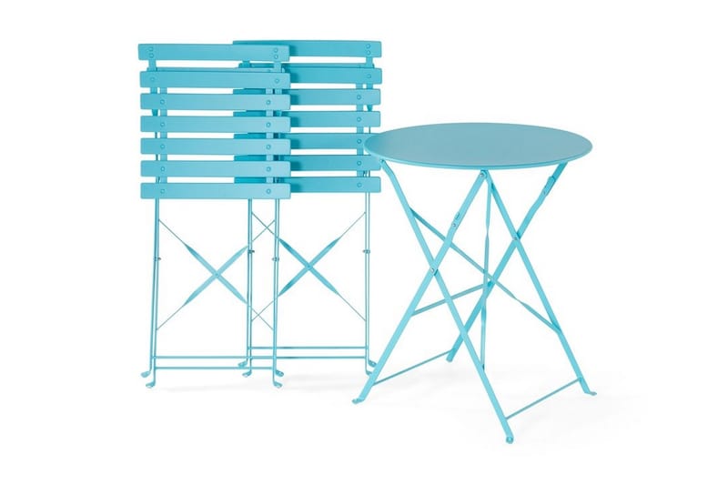 Fiori Balkongset 52 cm - Blå - Utemöbler - Utegrupp - Cafeset