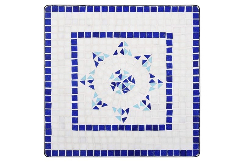 Mosaikbord 3 st keramik blå och vit - Blå - Utemöbler - Utegrupp - Cafeset