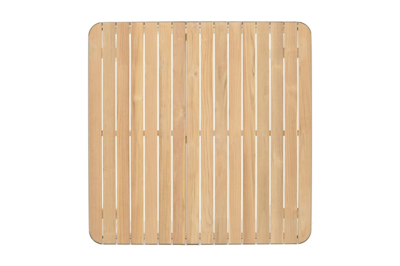 Portals Bargrupp 95 cm + Barstol - Vit/Teak - Utemöbler - Balkong - Balkongmöbler - Balkonggrupp & balkongset