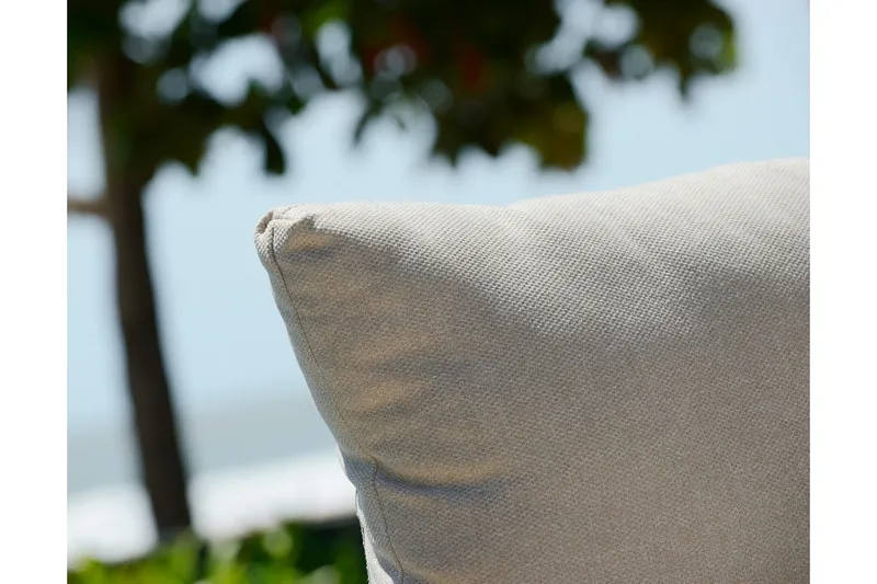 Portals Loungegrupp 2-sits - Teak/Vit - Utemöbler - Balkong - Balkongmöbler - Balkonggrupp & balkongset