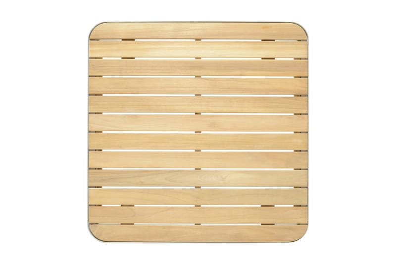 Portals Loungegrupp 4-sits - Vit/Teak - Utemöbler - Balkong - Balkongmöbler - Balkonggrupp & balkongset