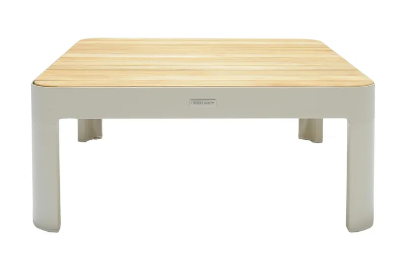 Portals Loungegrupp 4-sits - Vit/Teak - Trädgård & spabad - Utemiljö - Altan & terrass - Altanmöbler