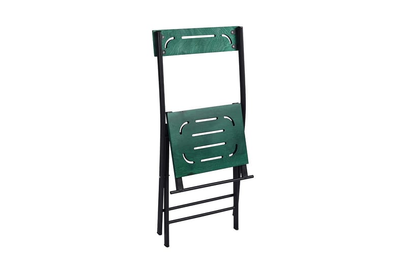 Riotorto Caféset 60 cm Blomma + 2 Utestolar - Grön/Svart - Utemöbler - Utegrupp - Cafeset