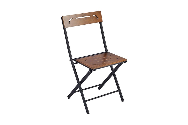 Riotorto Caféset 60 cm Blomma + 2 Utestolar - Natur/Svart - Utemöbler - Utegrupp - Cafeset