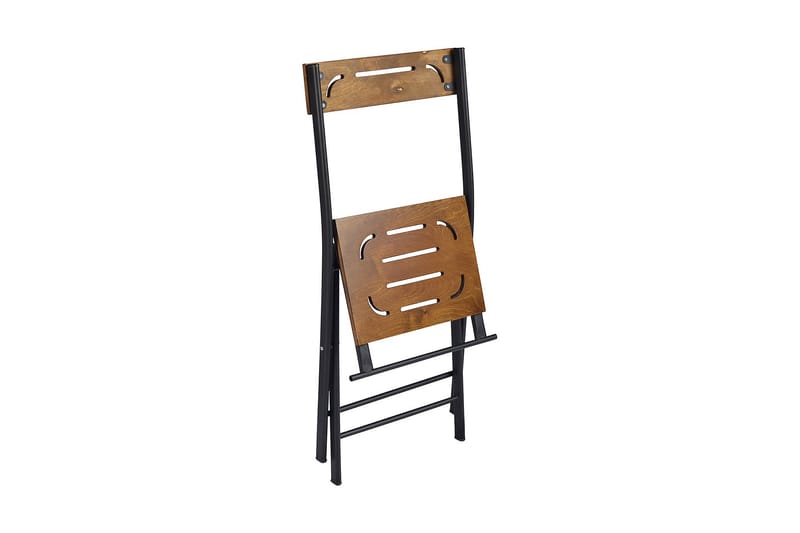 Riotorto Caféset 60 cm Blomma + 2 Utestolar - Natur/Svart - Utemöbler - Utegrupp - Cafeset
