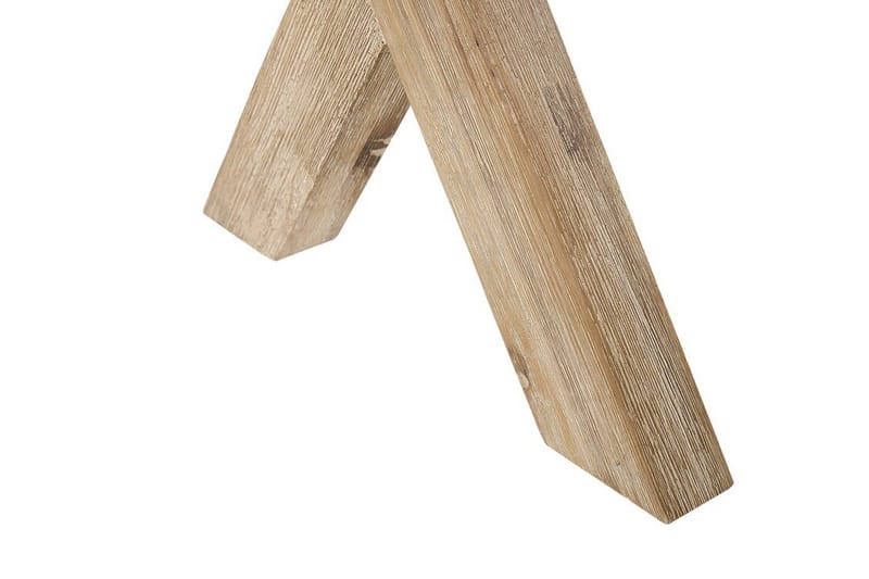 Trädgårdsset av Utebord och 4 pallar¸ 90 cmOLBIA - Grå - Utemöbler - Utegrupp - Cafeset