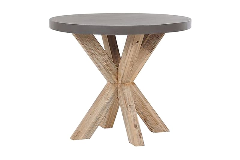 Trädgårdsset Utebord och 4 pallar 90  OLBIA/TARANTO - Grå - Utemöbler - Utegrupp - Cafeset