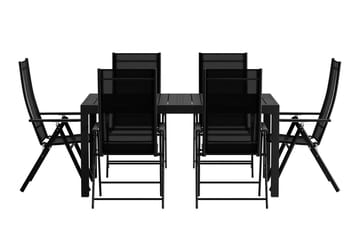 Capo Matbord Utomhus 100x160 cm med 6 Levanzo Karmstol - Utemöbler - Utegrupp - Matgrupp utomhus
