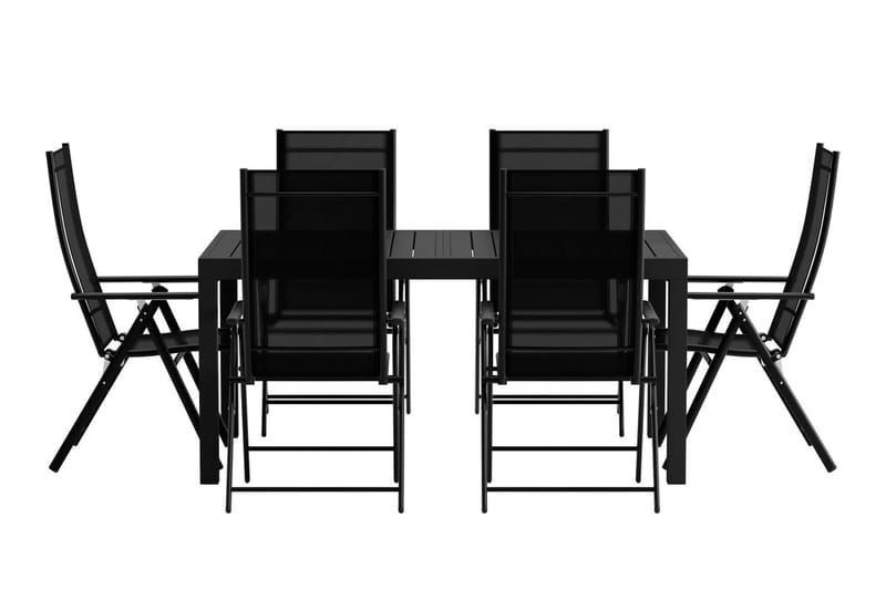 Capo Matbord Utomhus 100x160 cm med 6 Levanzo Karmstol - Utemöbler - Utegrupp - Matgrupp utomhus