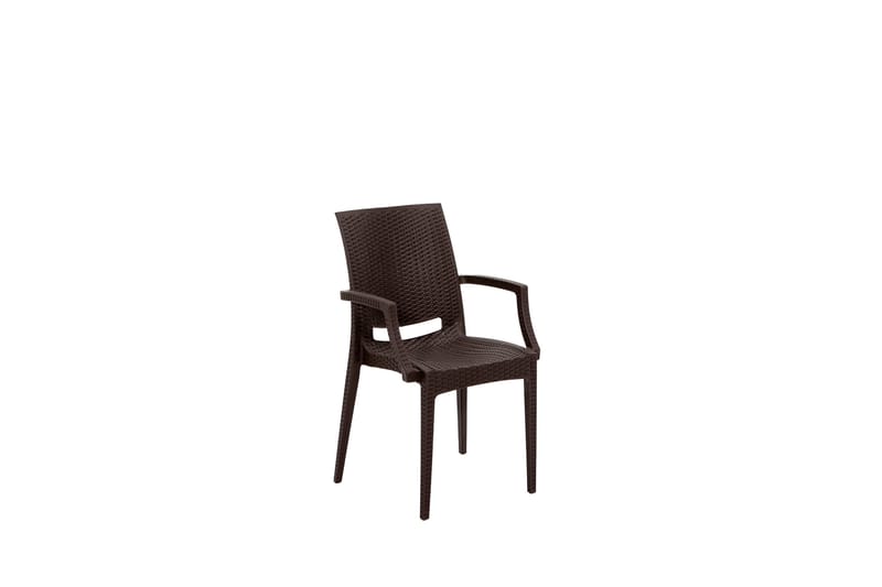 Dominika Matgrupp Utomhus 4-sits - Mörkbrun - Utemöbler - Utegrupp - Matgrupp utomhus