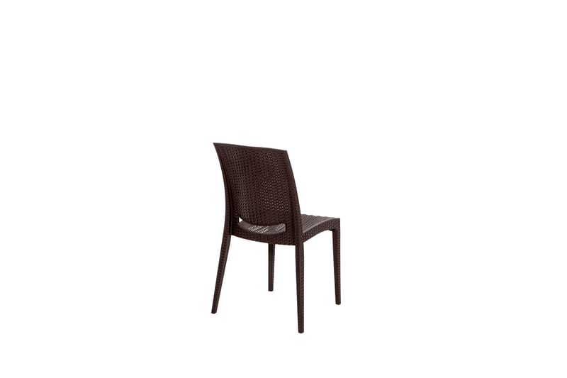 Hysen Matgrupp Utomhus 4-sits - Mörkbrun - Utemöbler - Utegrupp - Matgrupp utomhus