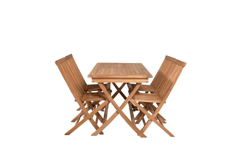 Kenya Matbord Utomhus 120 cm med 4 Kenya Utestol Hopfällbar - Utemöbler - Utegrupp - Matgrupp utomhus