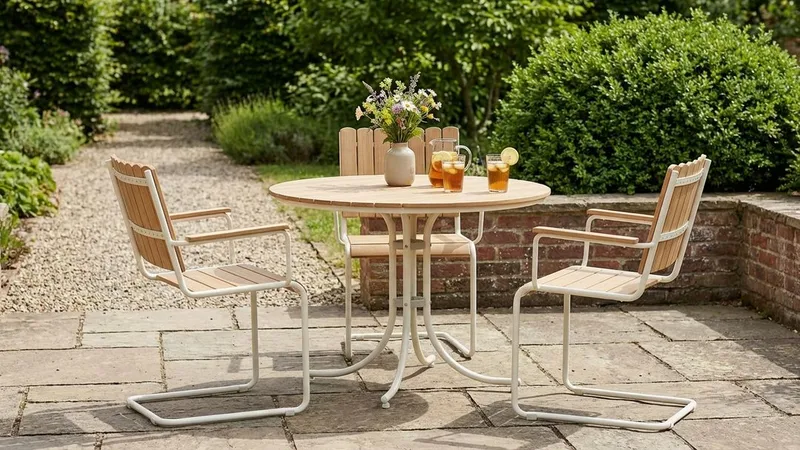 Kullaberg matgrupp utomhus - Beige - Utemöbler - Utegrupp - Matgrupp utomhus