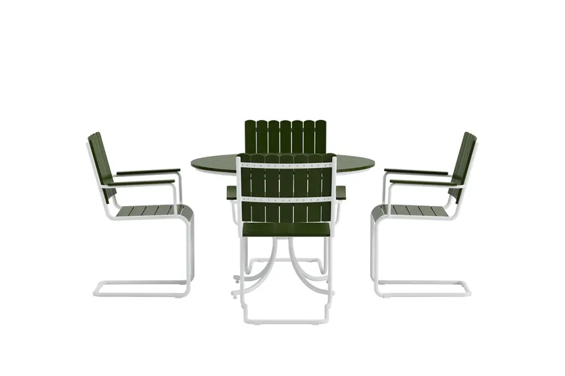 Kullaberg matgrupp utomhus - Grön - Utemöbler - Utegrupp - Matgrupp utomhus
