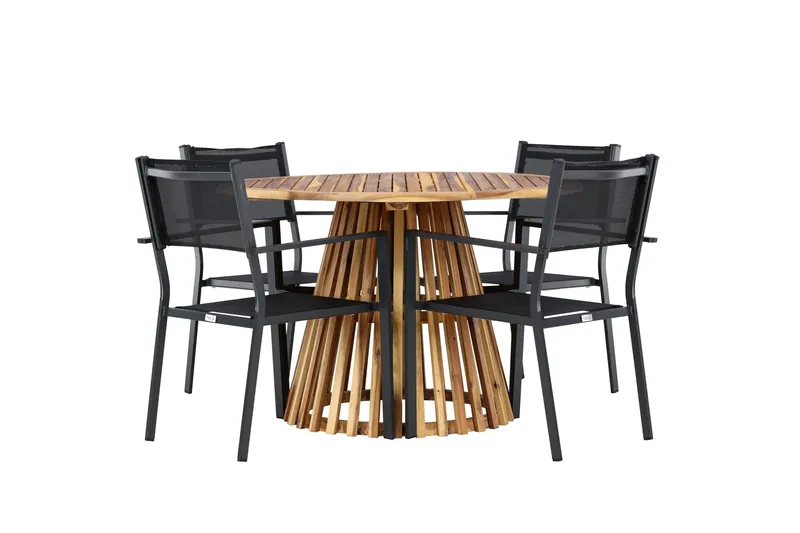 Lumpur Matgrupp Utomhus + Copacabana 4 Utestolar, Natur