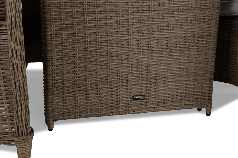 Marcus Matgrupp 200 + 6 Fåtöljer m Dyna - Natur - Utemöbler - Utegrupp - Matgrupp utomhus