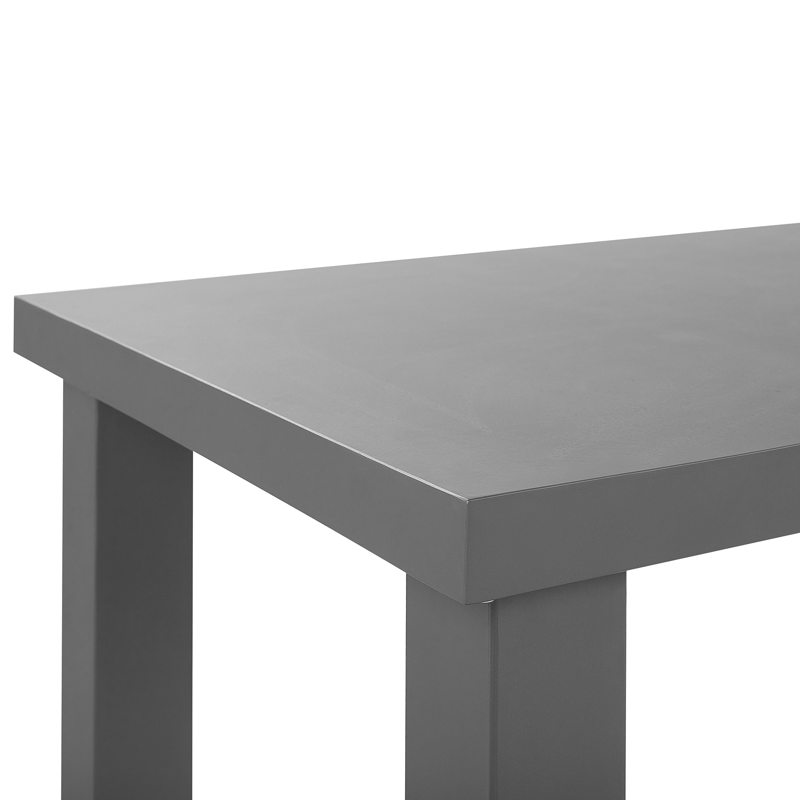 Matgrupp 6-sits med pallar Taranto - Grå - Utemöbler - Utegrupp - Matgrupp utomhus