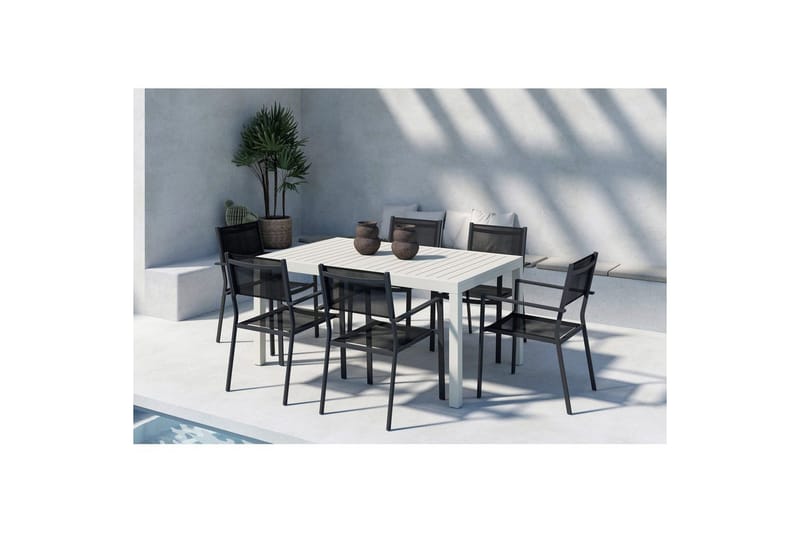 Matgrupp Capo, Copacabana - Beige - Utemöbler - Utegrupp - Matgrupp utomhus