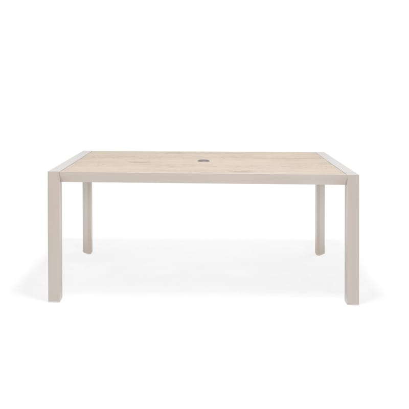 Matgrupp för utomhusbruk Urbanite 160 cm 4 karmstolar - grå - Utemöbler - Utegrupp - Matgrupp utomhus