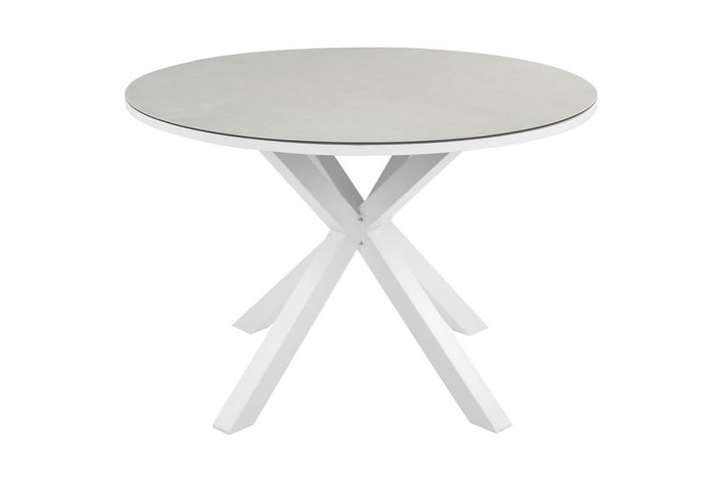 Matgrupp Maletto/Cosoleto Grå/vit/silver/beige - Grå/vit/silver/beige - Utemöbler - Utegrupp - Matgrupp utomhus