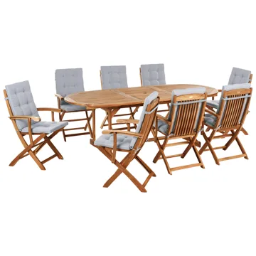 Matgrupp Maui Premium - Ljusgrå - Utemöbler - Utegrupp - Matgrupp utomhus