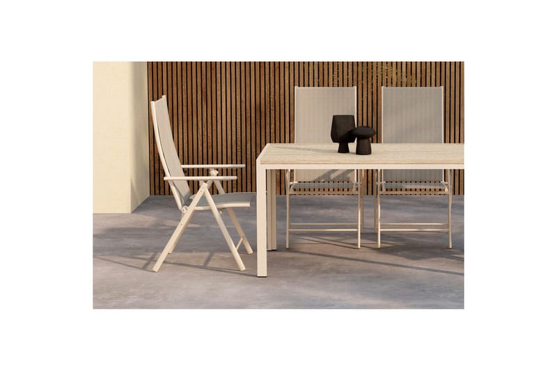 Matgrupp Mirko 140x80x74, Levanzo - Beige - Utemöbler - Utegrupp - Matgrupp utomhus