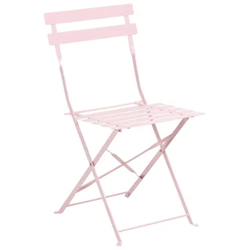Matgrupp utomhus 4-Sits Fiori Fällbar - pastellrosa - Utemöbler - Utegrupp - Matgrupp utomhus